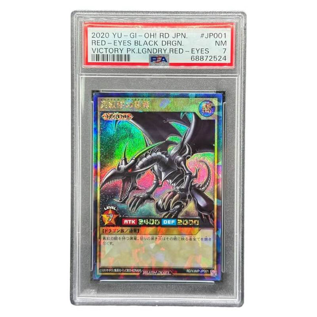 Red-Eyes Black Dragon PSA 7 - RD/VJMP-JP001  Rush Rare Japanese