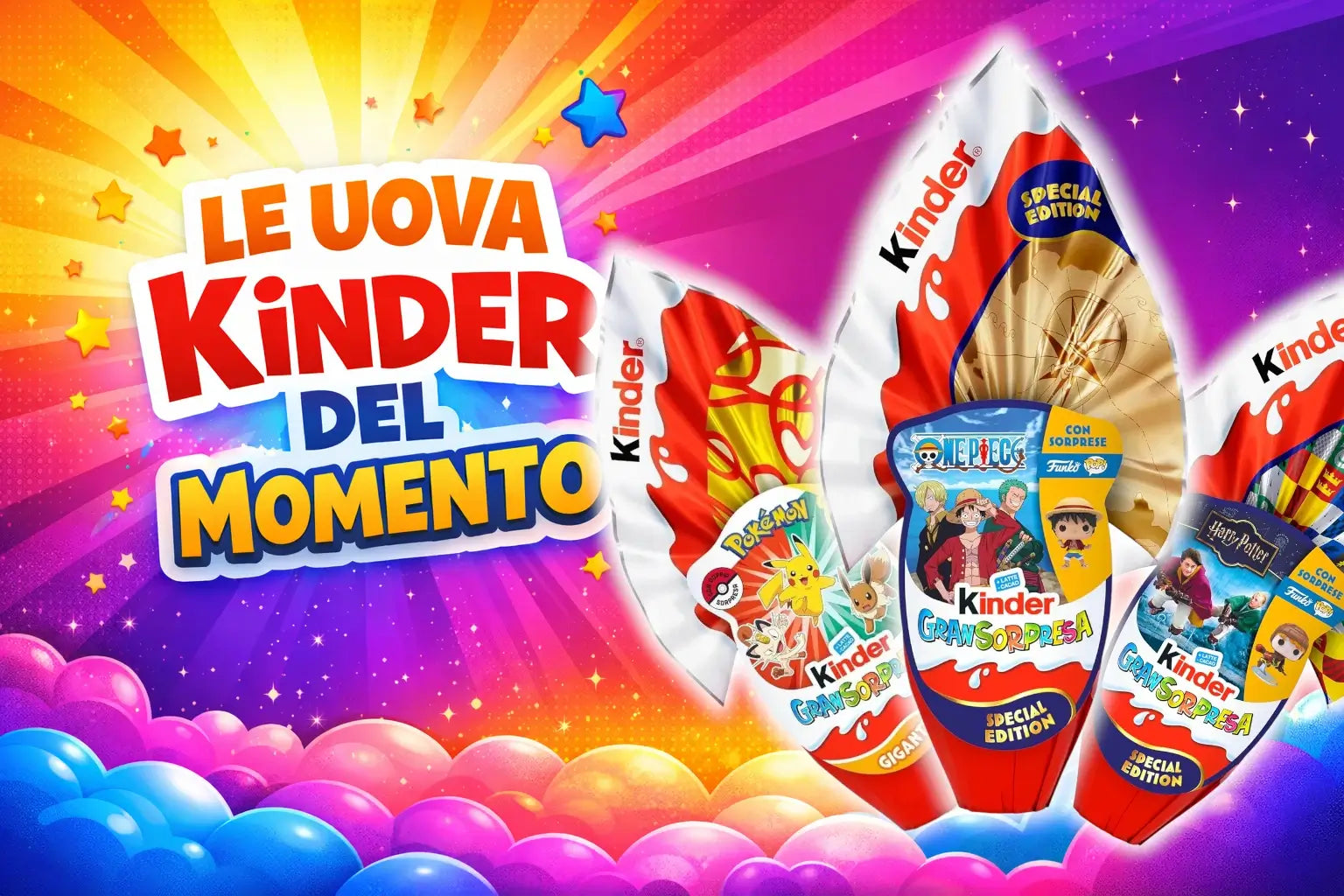 Le Uova di Pasqua Kinder più desiderate del momento (Pasqua 2026)