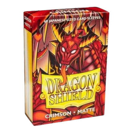 Crimson - Japanese Size - Matte Sleeves Protettive