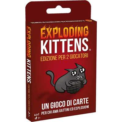 Exploding Kittens – Edizione per 2 Giocatori – Gioco da Tavolo (Edizione Italiana)
