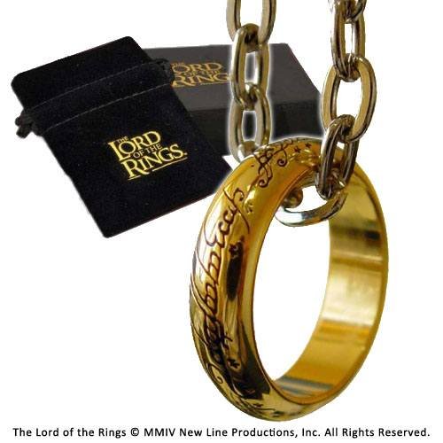 Lord of the Rings - The One Ring Gold Plated Necklace