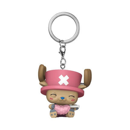 One Piece POP! Vinyl Keychains 4 cm Chopper w/Cotton Candy