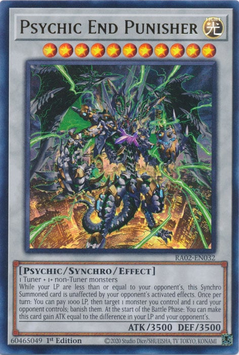 RA02-032u · Punitore Finale Psichico / Psychic End Punisher UR (ITA)