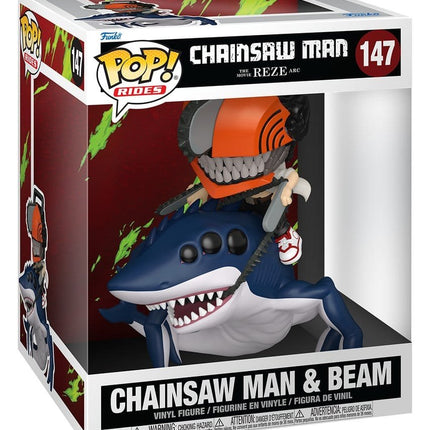 Chainsaw Man POP! Rides Deluxe Vinyl Figure CSM & Beam 15 cm