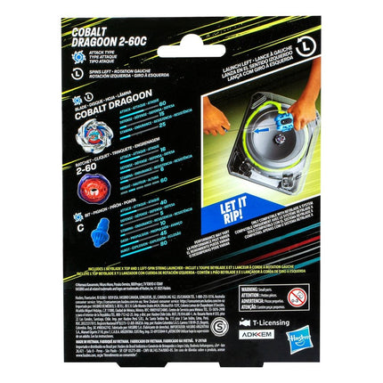 Beyblade X – Cobalt Dragoon 2-60C Launcher Set