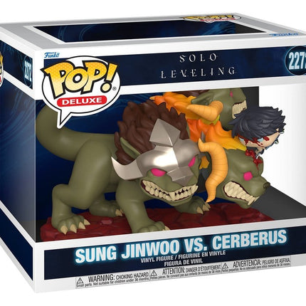 Solo Leveling POP! Deluxe Vinyl Figure Jinwoo Vs Cerberus 9 cm