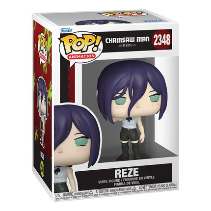 Chainsaw Man POP! Animation Vinyl Figures Reze with Chase 9 cm