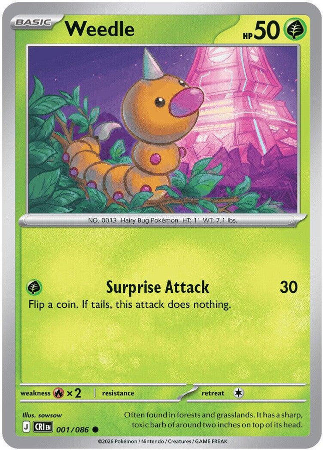 CRI-001 · Weedle (001/086) (ITA)
