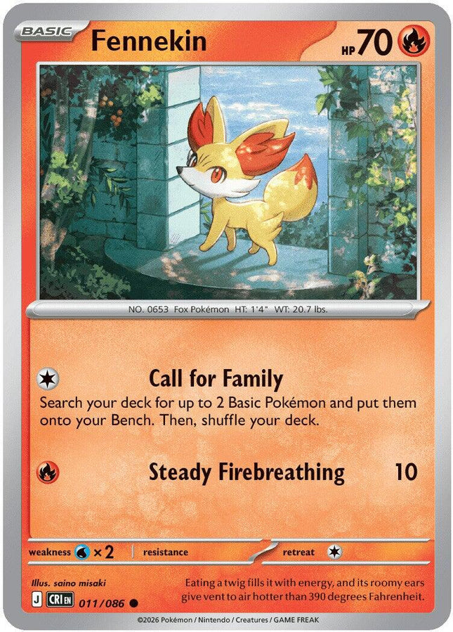 CRI-011 · Fennekin (011/086) (ITA)