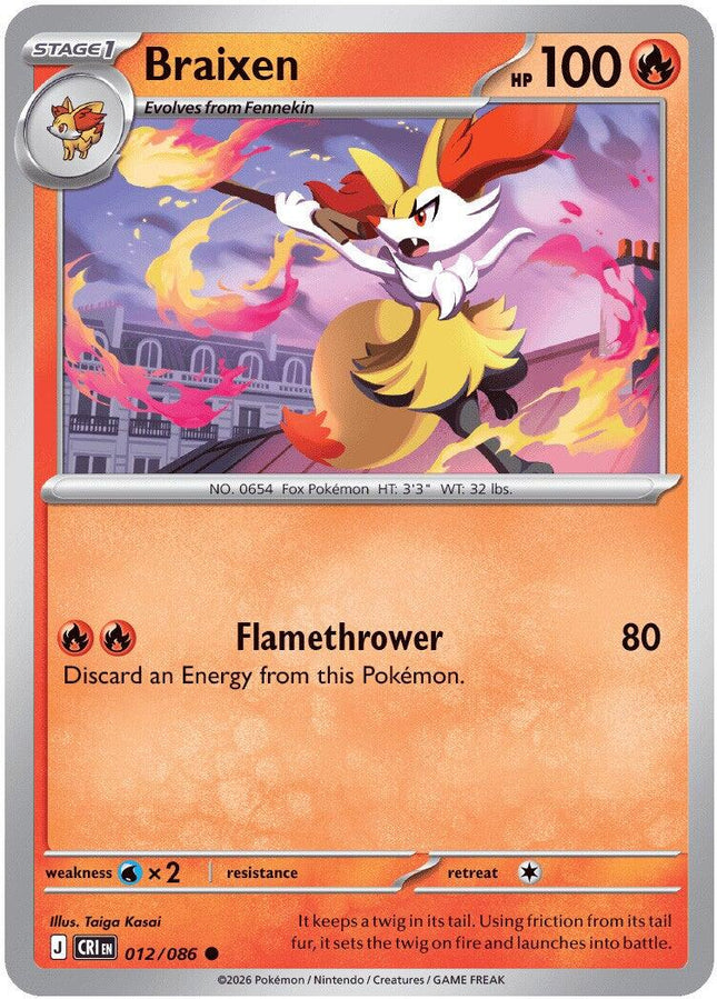 CRI-012 · Braixen (012/086) (ITA)