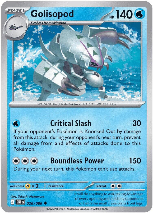 CRI-026 · Golisopod (026/086) (ITA)