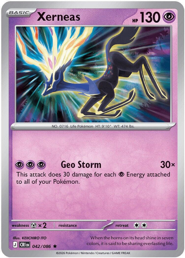 CRI-042 · Xerneas RH (Holo Rare | 042/086) (ITA)
