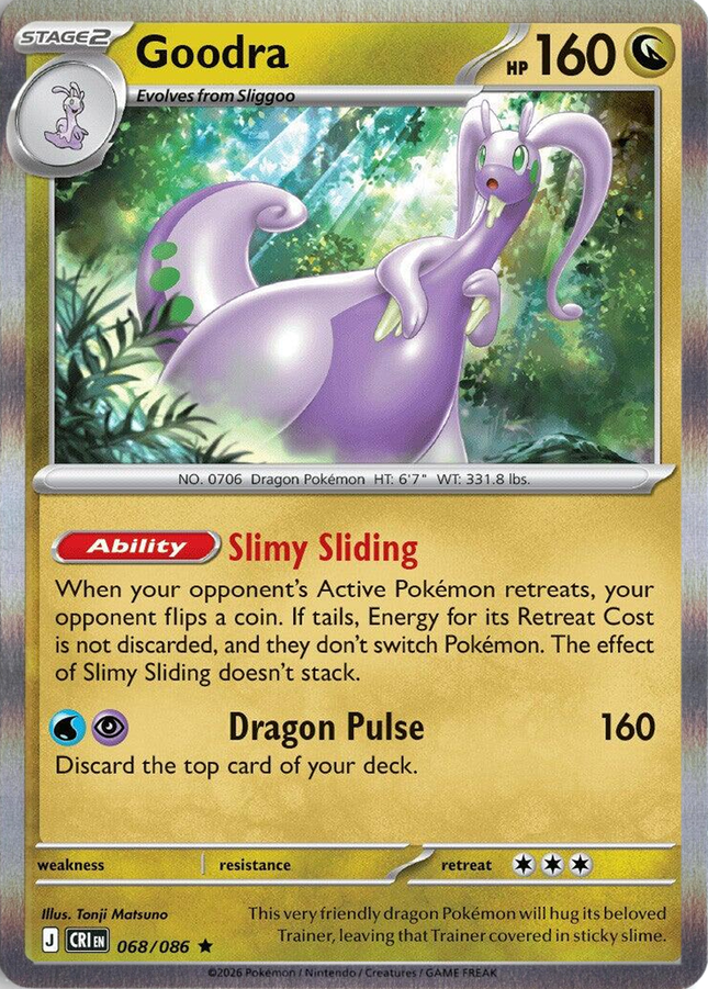 CRI-068 · Goodra RH (Holo Rare | 068/086) (ITA)