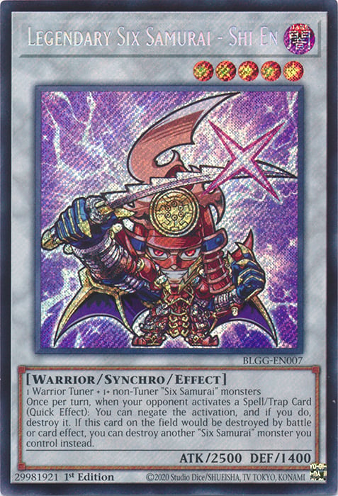 BLGG-007sec · Shi En - Sei Samurai Leggendario / Legendary Six Samurai - Shi En SCR (ITA)