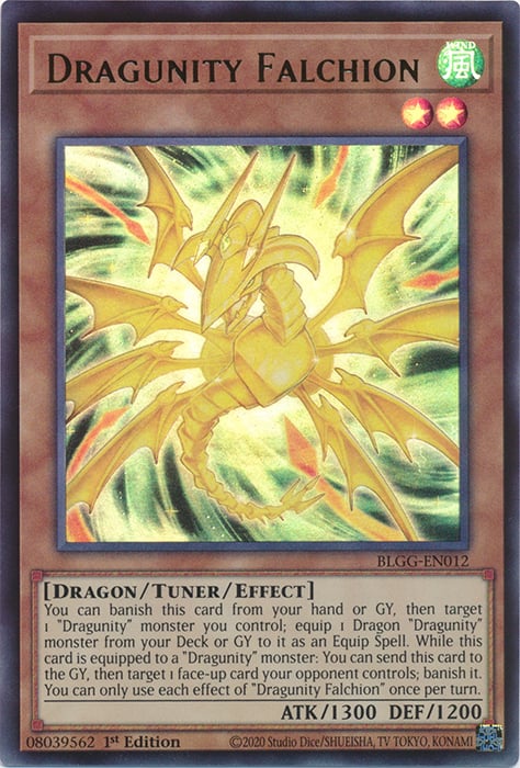 BLGG-012u · Dragunity Falchion UR (ITA)