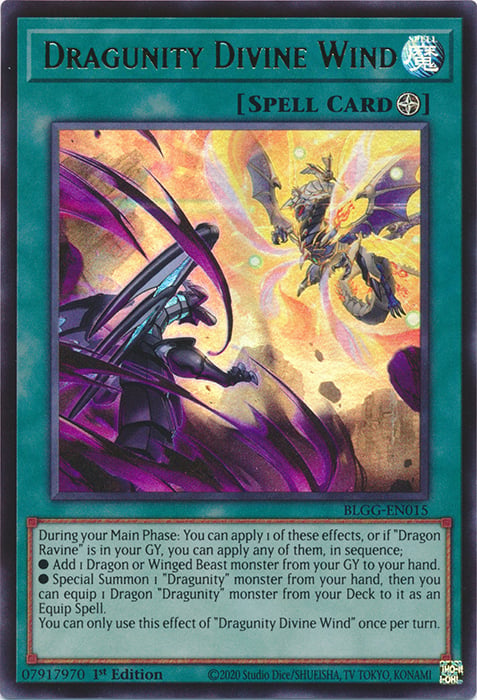 BLGG-015u · Dragunity Divine Wind UR (ITA)