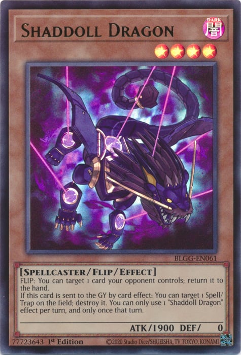 BLGG-061u · Bambolaombra Drago / Shaddoll Dragon UR (ITA)