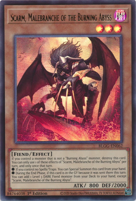 BLGG-062u · Scarm, Malebranche dell'Abisso Bruciante / Scarm, Malebranche of the Burning Abyss UR (ITA)