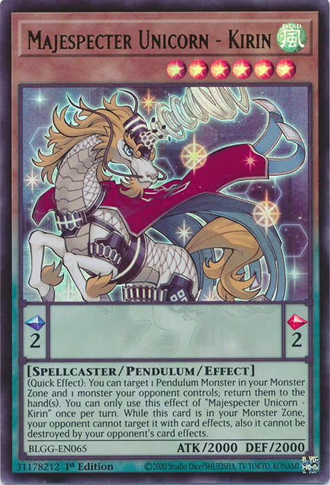 BLGG-065u · Maestospettro Unicorno - Kirin / Majespecter Unicorn - Kirin UR (ITA)