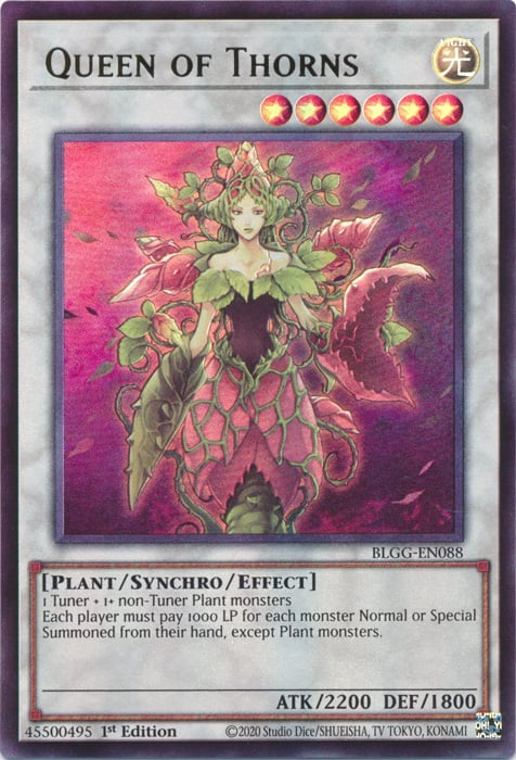 BLGG-088u · Regina delle Spine / Queen of Thorns UR (ITA)