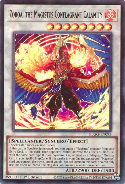 BLGG-093u · Zoroa, il Magistus Calamità Conflagrante / Zoroa, the Magistus Conflagrant Calamity UR (ITA)