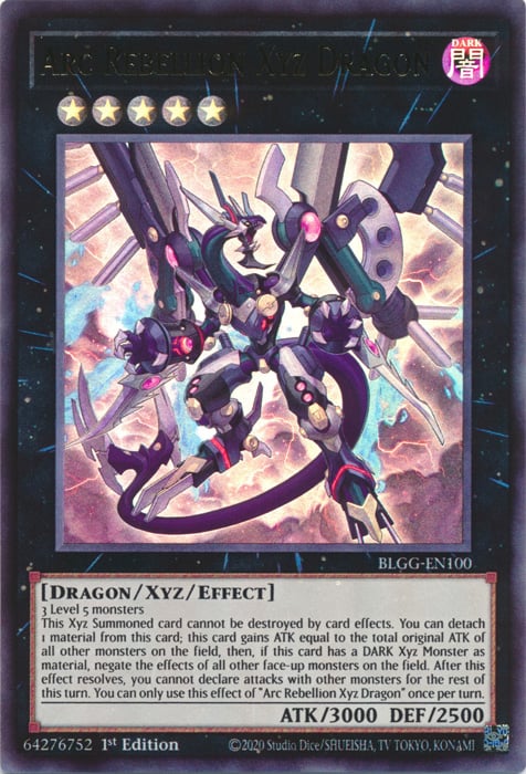 BLGG-100u · Drago Xyz Ribellione Arc / Arc Rebellion Xyz Dragon UR (ITA)