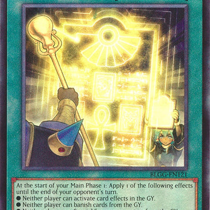 BLGG-121u · Gravekeeper's Inscription UR (ITA)