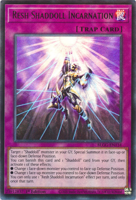 BLGG-134u · Incarnazione Bambolaombra Resh / Resh Shaddoll Incarnation UR (ITA)