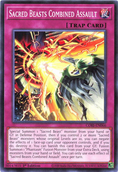CORI-066 · Sacred Beasts Combined Assault (ITA)