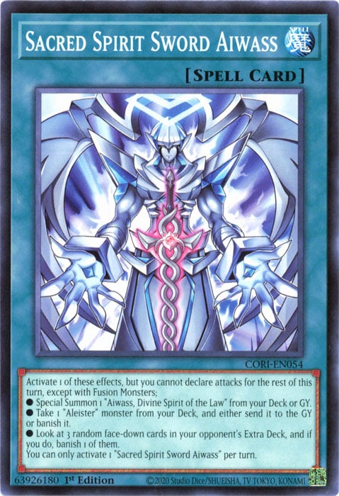 CORI-054 · Sacred Spirit Sword Aiwass (ITA)