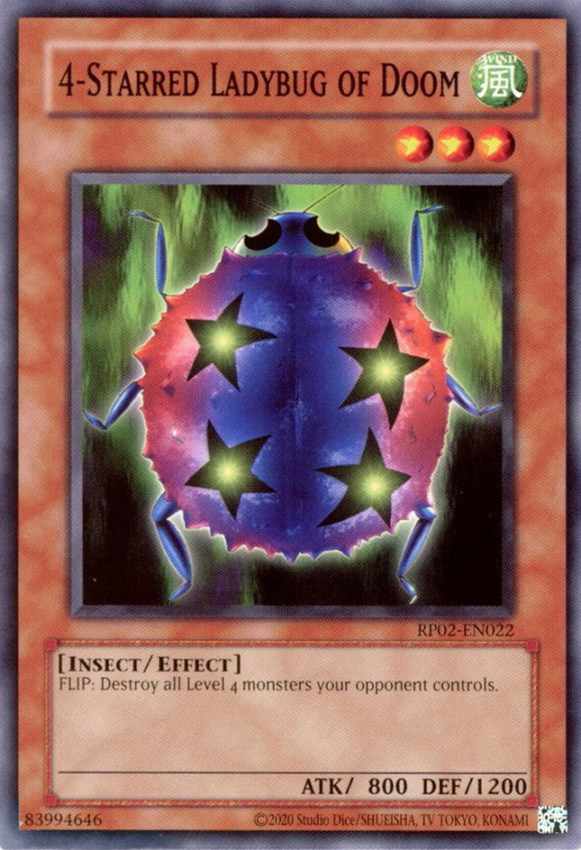 RP02-2025-022 · Coccinella del Destino / 4-Starred Ladybug of Doom (ITA)
