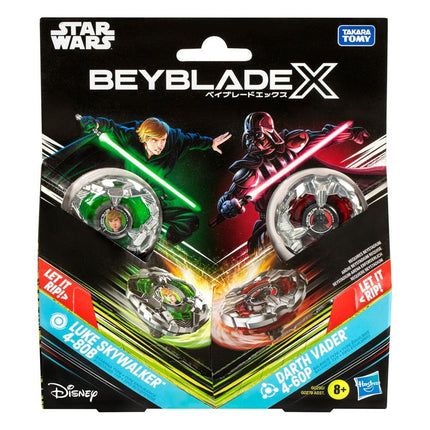 Beyblade X – Star Wars Collab Luke Skywalker 4-80B vs Darth Vader 4-60B