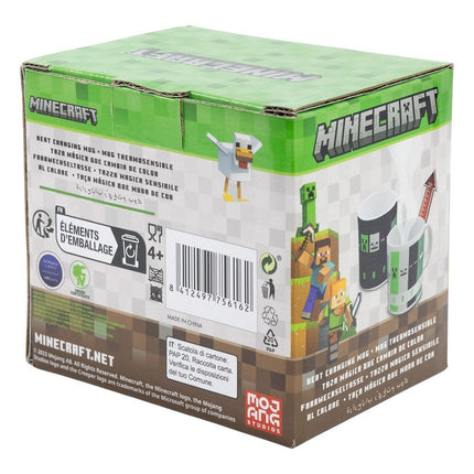 Minecraft - Tazza Termosensibile Motivo Quadrato 325 ml