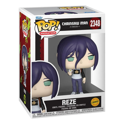 Chainsaw Man POP! Animation Vinyl Figures Reze with Chase 9 cm