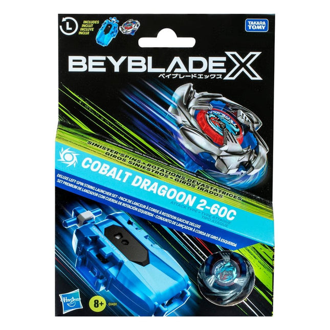 Beyblade X – Cobalt Dragoon 2-60C Launcher Set