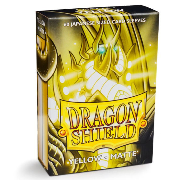 Sleeve Japanese Size – Matte Yellow – Dragon Shield
