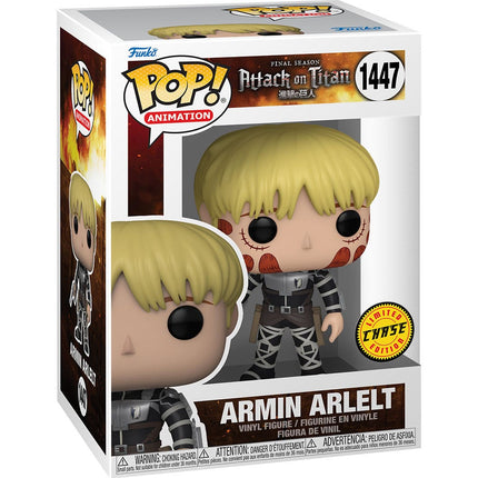 Attack on Titan - Armin Arlelt CHASE (1447) Funko Pop! Animation Anime Vinyl Figure 9 cm
