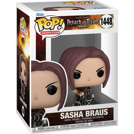 Attack on Titan - Sasha Braus (1448) Funko Pop! Animation Anime Sasha Blouse Vinyl Figure 9 cm