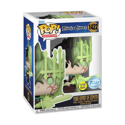 Black Clover - Yuno (Spirit of Zephyr) GLOW IN THE DARK (1422) Funko Pop! Animation Anime Vinyl Figure 13 cm