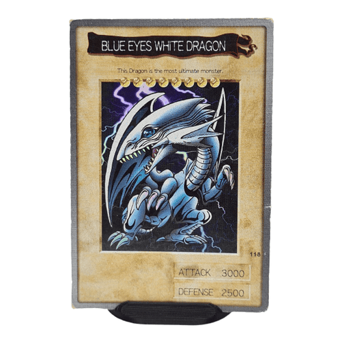 Blue Eyes White Dragon (English) N.118- Rare Bandai