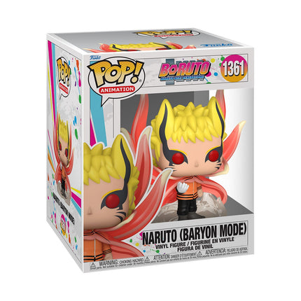 Boruto: Naruto Next Generations - Naruto (Baryon Mode) (1361) Super Sized Funko Pop! Vinyl Figure 15 cm