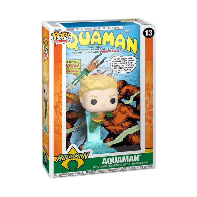 DC Comics - Aquaman (13) Funko Pop! Comic Covers Vinyl Figure 9 cm