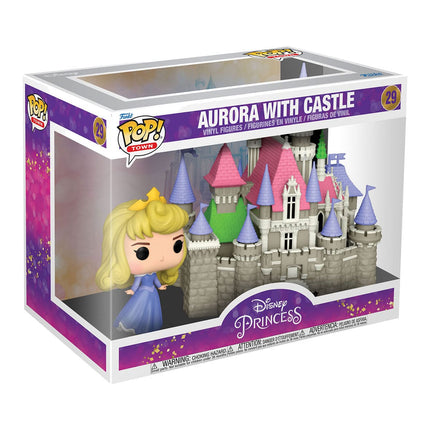 Disney: Ultimate Princess - Aurora with Castle (29) Funko Pop! Town Sleeping Beauty Vinyl Figure 9 cm