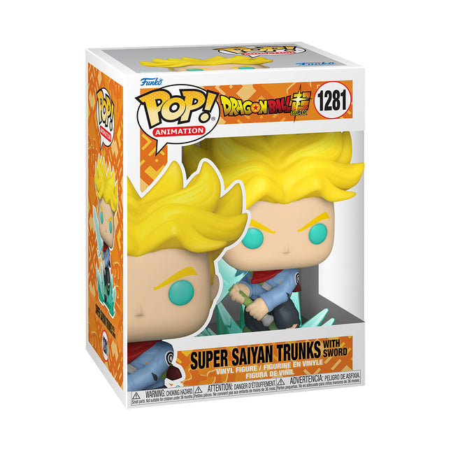 Dragon Ball Super - Super Saiyan Trunks with Sword (1281) Funko Pop! Animation Anime Vinyl Figure 9 cm