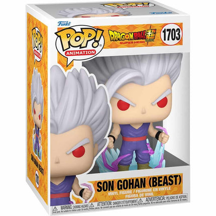 Dragon Ball Super: Super Hero - Son Gohan (Ultra Instinct) (1703) Funko Pop! Animation Anime Vinyl Figure 9 cm