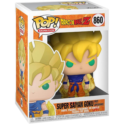 Dragon Ball Z - Super Saiyan Goku First Appearance (860) Funko Pop! Animation Anime SSJ Vinyl Figure 9 cm