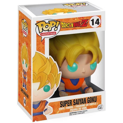 Dragon Ball Z - Super Saiyan Goku (14) Funko Pop! Animation Anime Ssj Vinyl Figure 10 cm