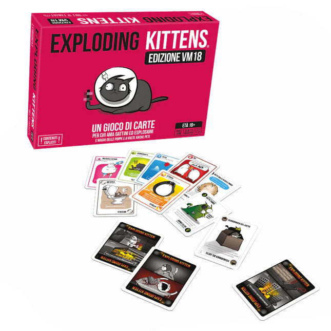 Exploding Kittens VM18 - Edizione per Adulti