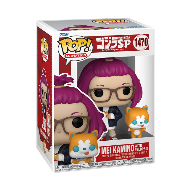 Godzilla Singular Point - Mei Kamino with Pelops II (1470) Funko POP! & Buddy Animation Vinyl Figure 9 cm
