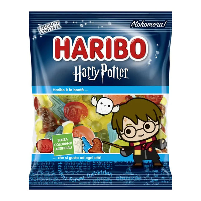 Haribo Harry Potter – Edizione Limitata – Caramelle Gommose alla Frutta e Cola – 80g